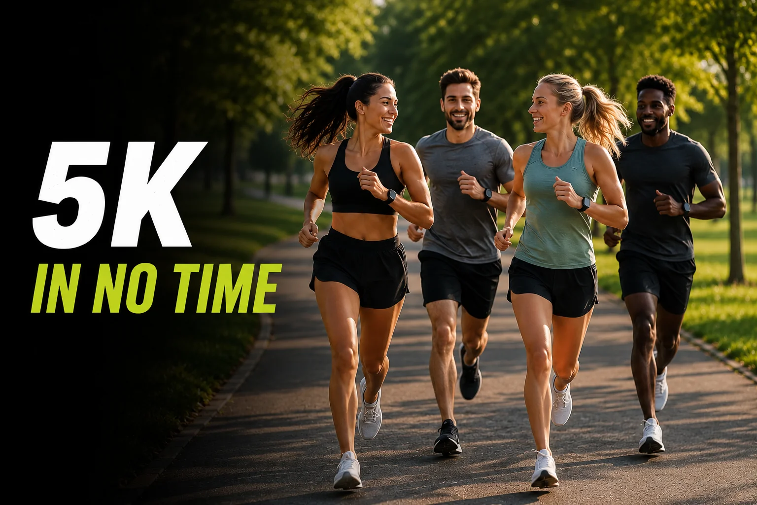 5K in No Time — 4 weeks, beginner level, endurance conditioning workout program | Hyprform