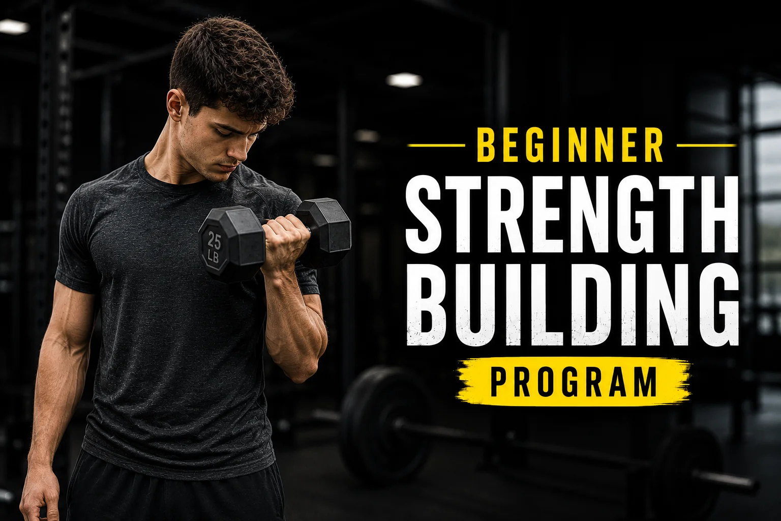 Beginner Strength Builder — 4 weeks, beginner level, powerlifting workout program | Hyprform