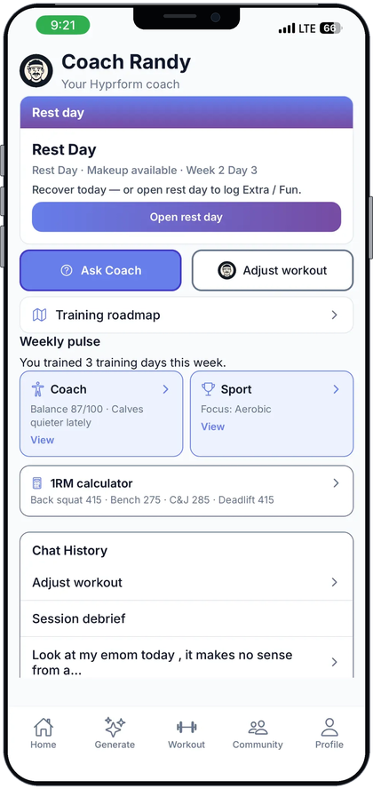 Hyprform Coach Hub
